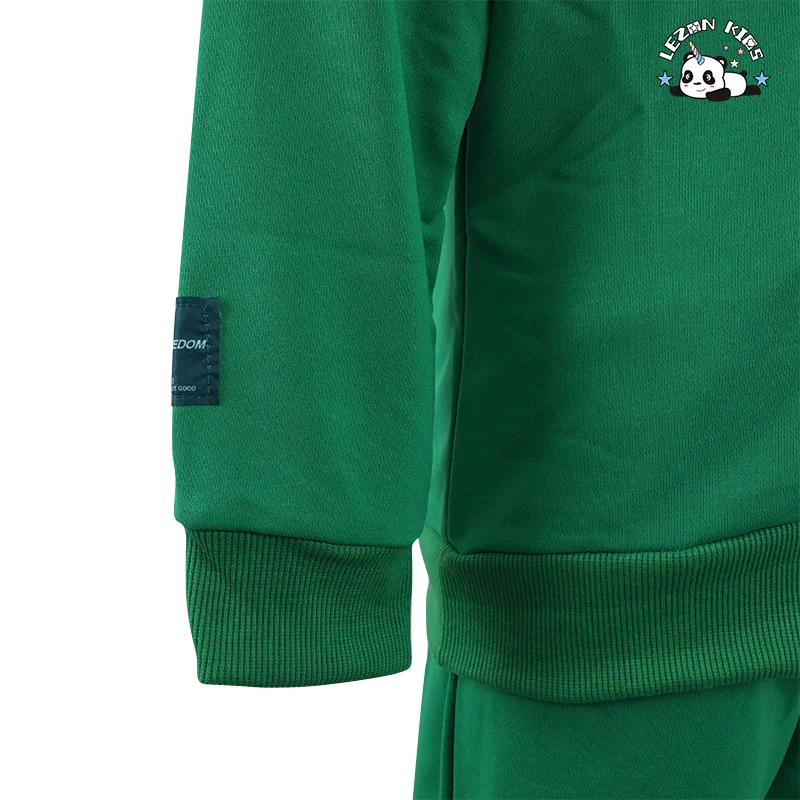 LEZONKIDS - Conjunto de Roupas Esportivas Personalizáveis para Meninos, Roupas Infantis Respiráveis para Outono